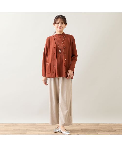 LOBJIE / ロブジェ カーディガン・ボレロ | 【アンサンブル可】Vネックニットカーディガン | 詳細6