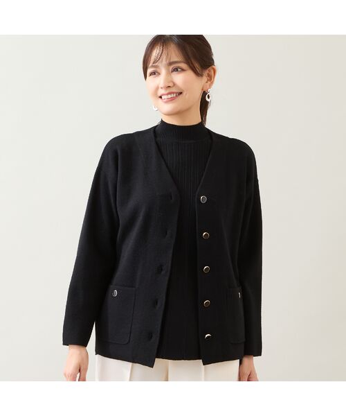 LOBJIE / ロブジェ カーディガン・ボレロ | 【アンサンブル可】Vネックニットカーディガン | 詳細8