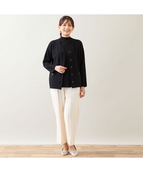 LOBJIE / ロブジェ カーディガン・ボレロ | 【アンサンブル可】Vネックニットカーディガン | 詳細10