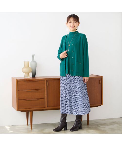 LOBJIE / ロブジェ カーディガン・ボレロ | 【アンサンブル可】Vネックニットカーディガン | 詳細12