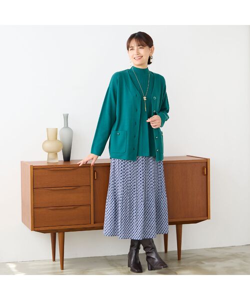 LOBJIE / ロブジェ カーディガン・ボレロ | 【アンサンブル可】Vネックニットカーディガン | 詳細13