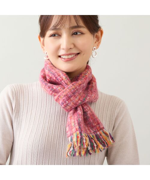 LOBJIE / ロブジェ マフラー・ショール・スヌード・ストール | 【フランス製・洗える】カラーミックスマフラー | 詳細3