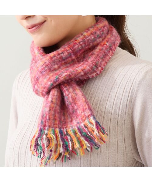 LOBJIE / ロブジェ マフラー・ショール・スヌード・ストール | 【フランス製・洗える】カラーミックスマフラー | 詳細4