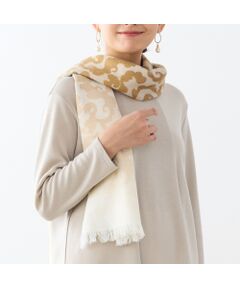 LOBJIE / ロブジェ マフラー・ショール・スヌード・ストール | 【洗える・フランス製】グラデーションジャカードマフラー