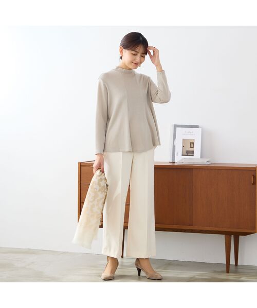 LOBJIE / ロブジェ マフラー・ショール・スヌード・ストール | 【洗える・フランス製】グラデーションジャカードマフラー | 詳細4