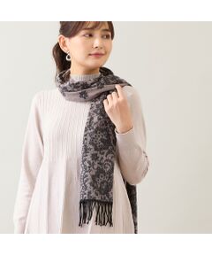LOBJIE / ロブジェ マフラー・ショール・スヌード・ストール | 【洗える・日本製】ソフトタッチ ジャカードマフラー