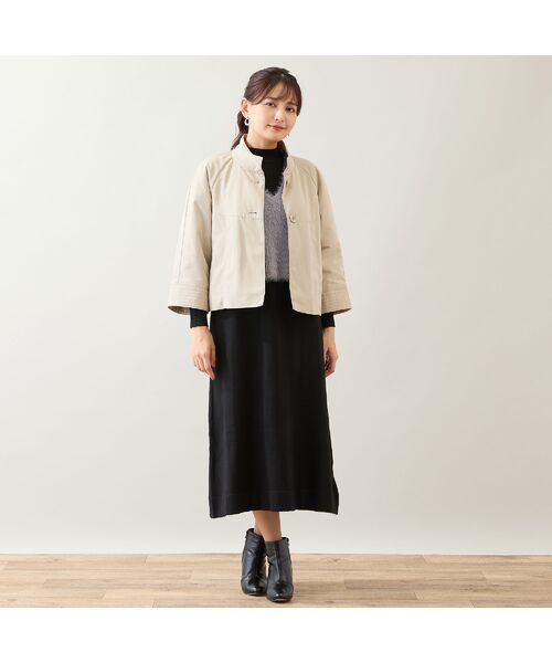 LOBJIE / ロブジェ ミニ丈・ひざ丈ワンピース | 【アンサンブルアイテム】ベストつきニットワンピース | 詳細10