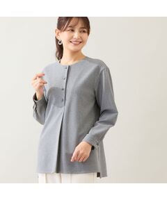 LOBJIE / ロブジェ シャツ・ブラウス | 【洗える】両面起毛ブラウス