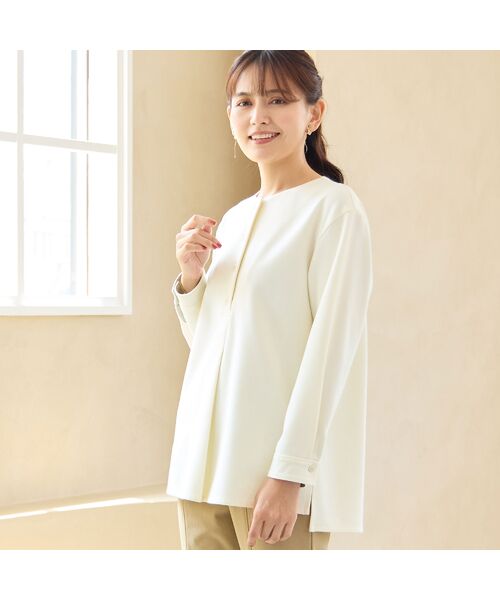 LOBJIE / ロブジェ シャツ・ブラウス | 【洗える】両面起毛ブラウス | 詳細1