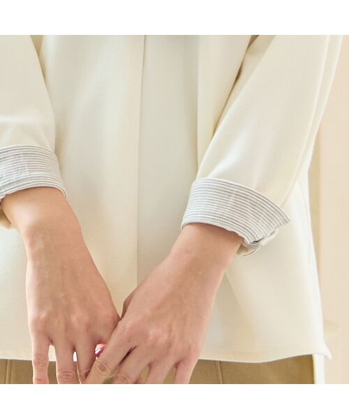 LOBJIE / ロブジェ シャツ・ブラウス | 【洗える】両面起毛ブラウス | 詳細2