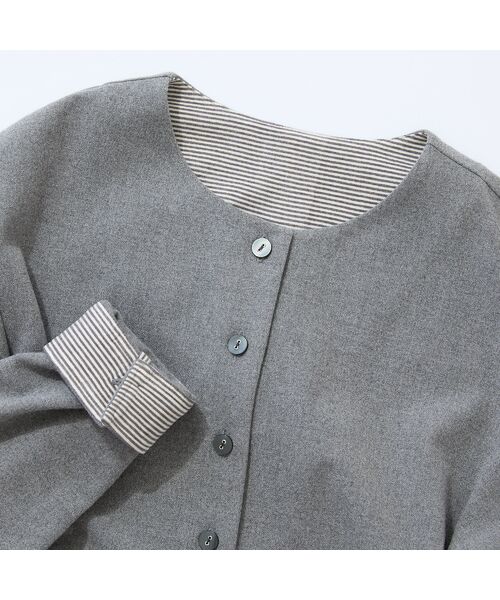 LOBJIE / ロブジェ シャツ・ブラウス | 【洗える】両面起毛ブラウス | 詳細16