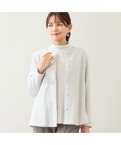 LOBJIE / ロブジェ カーディガン・ボレロ | 【洗える・アンサンブル可】起毛リブカーディガン