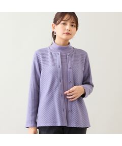 LOBJIE / ロブジェ カーディガン・ボレロ | 【洗える・アンサンブル可】起毛リブカーディガン