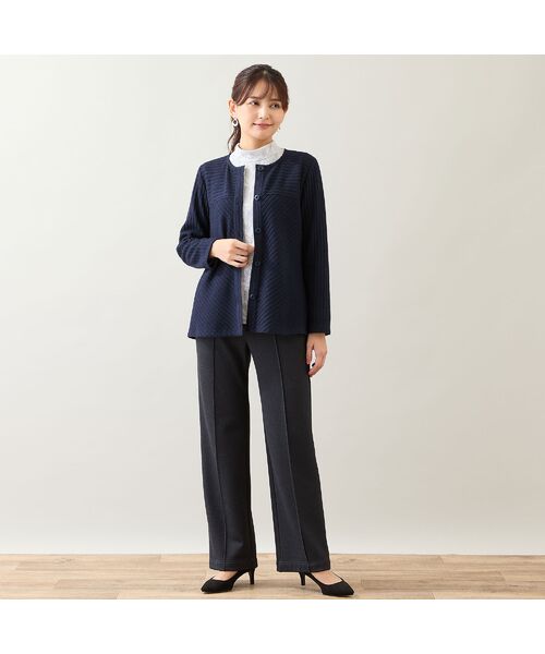 LOBJIE / ロブジェ カーディガン・ボレロ | 【洗える・アンサンブル可】起毛リブカーディガン | 詳細10