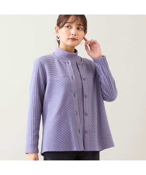 LOBJIE / ロブジェ カーディガン・ボレロ | 【洗える・アンサンブル可】起毛リブカーディガン | 詳細11