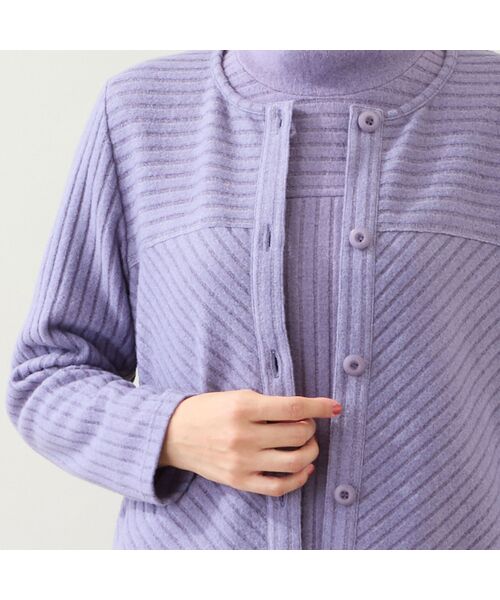 LOBJIE / ロブジェ カーディガン・ボレロ | 【洗える・アンサンブル可】起毛リブカーディガン | 詳細12