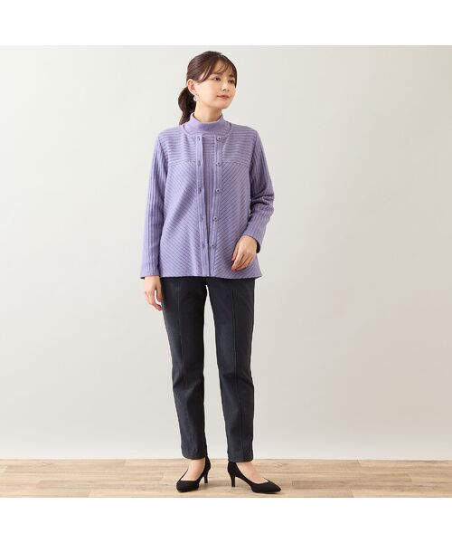 LOBJIE / ロブジェ カーディガン・ボレロ | 【洗える・アンサンブル可】起毛リブカーディガン | 詳細14