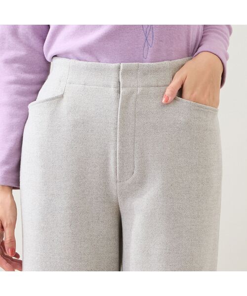 LOBJIE / ロブジェ その他パンツ | 【洗える・S～LLサイズ】両面起毛ツィーディーワイドパンツ | 詳細3