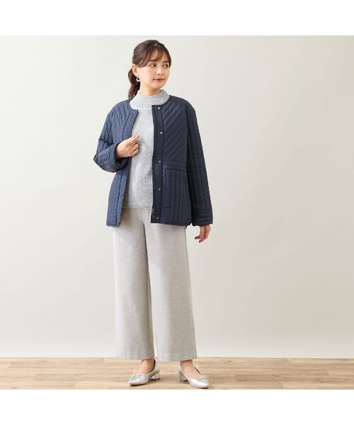 LOBJIE / ロブジェ その他パンツ | 【洗える・S～LLサイズ】両面起毛ツィーディーワイドパンツ | 詳細5