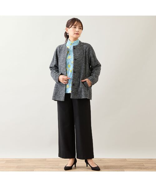 LOBJIE / ロブジェ その他パンツ | 【洗える・S～LLサイズ】両面起毛ツィーディーワイドパンツ | 詳細14