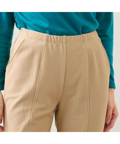 LOBJIE / ロブジェ その他パンツ | 【保温素材・洗える・日本製】裏起毛デニムライクパンツ | 詳細3