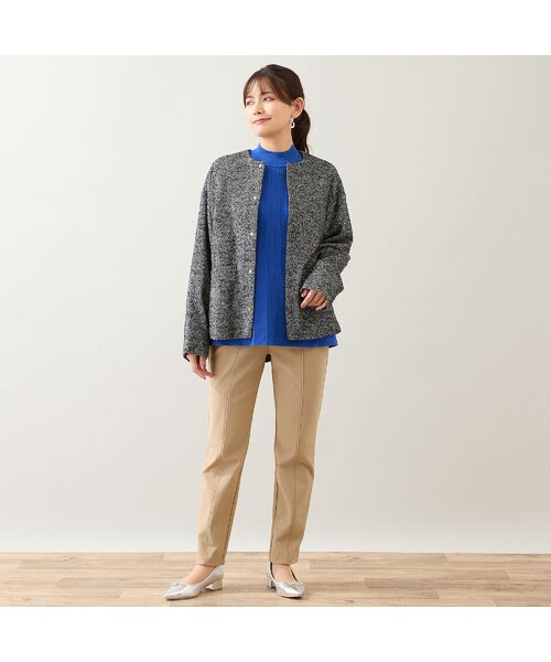 LOBJIE / ロブジェ その他パンツ | 【保温素材・洗える・日本製】裏起毛デニムライクパンツ | 詳細4