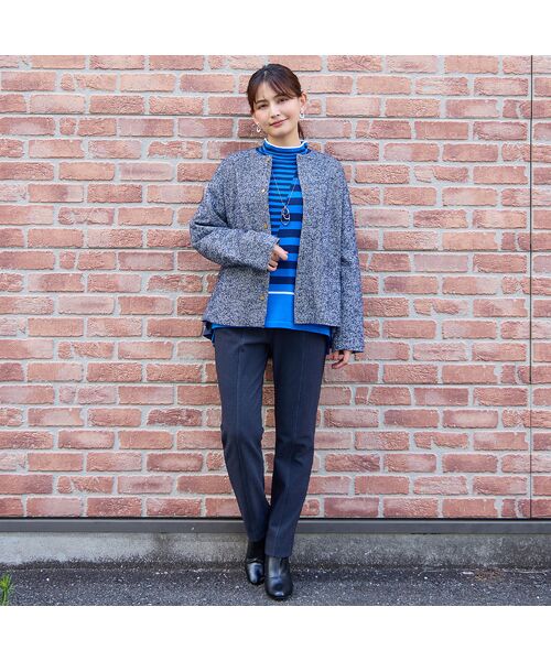 LOBJIE / ロブジェ その他パンツ | 【保温素材・洗える・日本製】裏起毛デニムライクパンツ | 詳細14