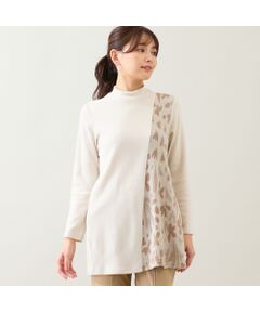 LOBJIE / ロブジェ カットソー | 【洗える・日本製】サイドジャカードチュニック