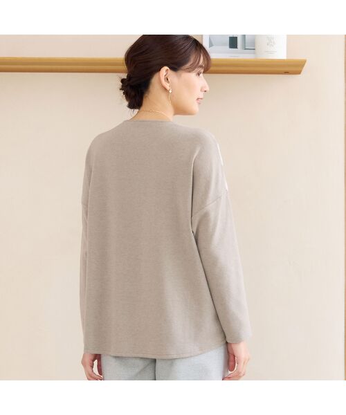 LOBJIE / ロブジェ カットソー | 【洗える・日本製】パイルジャカードプルオーバー | 詳細1