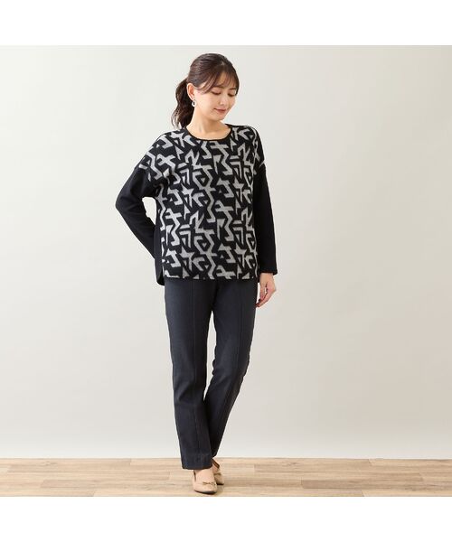 LOBJIE / ロブジェ カットソー | 【洗える・日本製】パイルジャカードプルオーバー | 詳細11