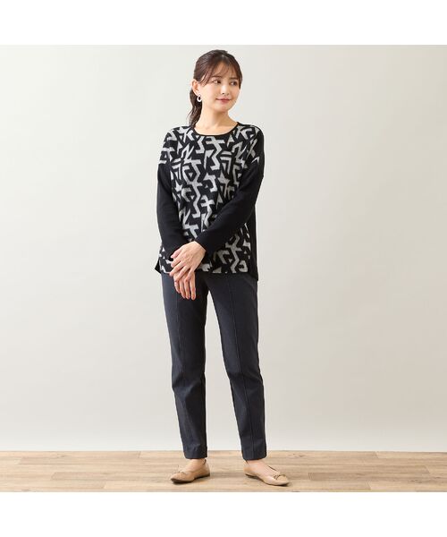 LOBJIE / ロブジェ カットソー | 【洗える・日本製】パイルジャカードプルオーバー | 詳細12