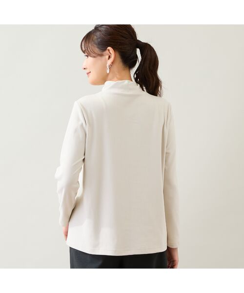 LOBJIE / ロブジェ カットソー | 【洗える】花プリント起毛カットソー | 詳細1