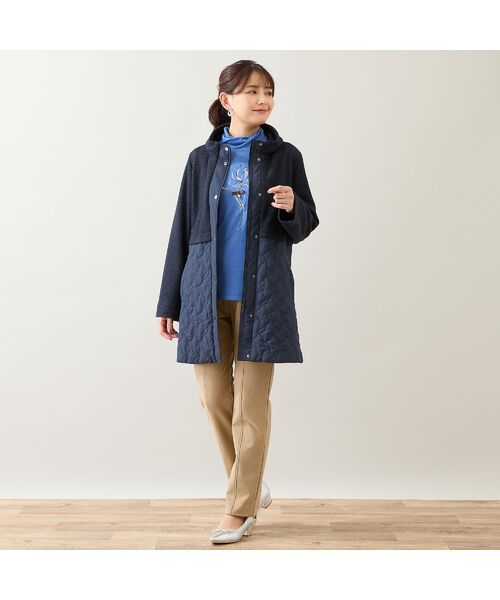 LOBJIE / ロブジェ カットソー | 【洗える】花プリント起毛カットソー | 詳細12