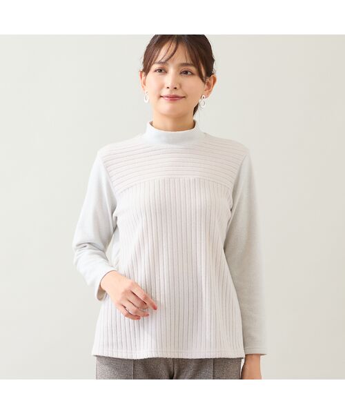 LOBJIE / ロブジェ カットソー | 【洗える・日本製・アンサンブル可】起毛リブカットソー | 詳細1