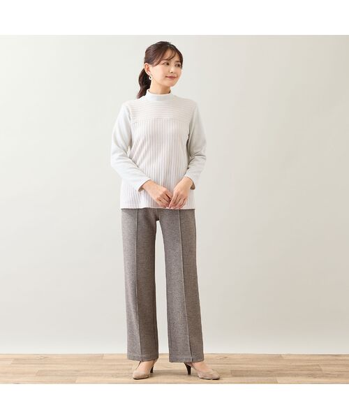 LOBJIE / ロブジェ カットソー | 【洗える・日本製・アンサンブル可】起毛リブカットソー | 詳細3