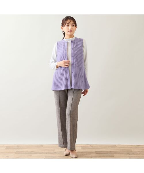 LOBJIE / ロブジェ カットソー | 【洗える・日本製・アンサンブル可】起毛リブカットソー | 詳細5