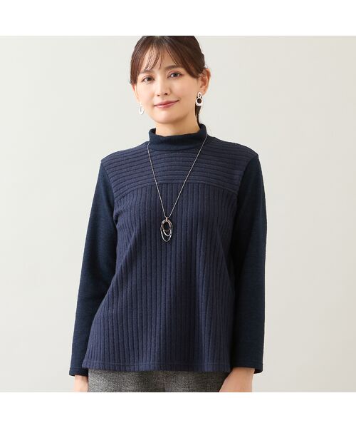 LOBJIE / ロブジェ カットソー | 【洗える・日本製・アンサンブル可】起毛リブカットソー | 詳細7