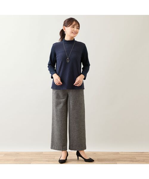 LOBJIE / ロブジェ カットソー | 【洗える・日本製・アンサンブル可】起毛リブカットソー | 詳細8