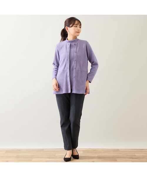 LOBJIE / ロブジェ カットソー | 【洗える・日本製・アンサンブル可】起毛リブカットソー | 詳細15