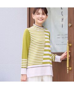 LOBJIE / ロブジェ ニット・セーター | カラーボーダーセーター