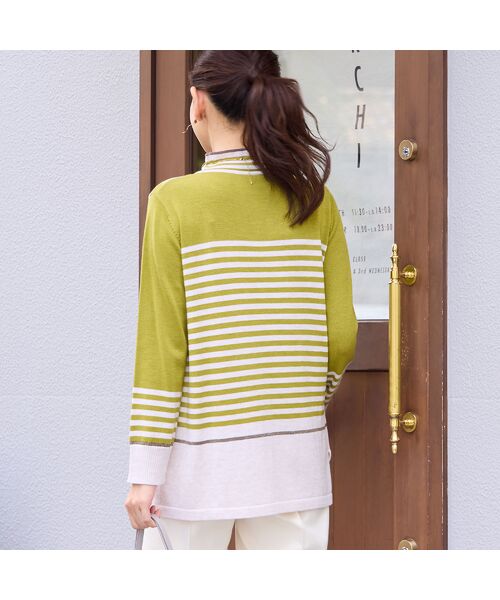 LOBJIE / ロブジェ ニット・セーター | カラーボーダーセーター | 詳細1