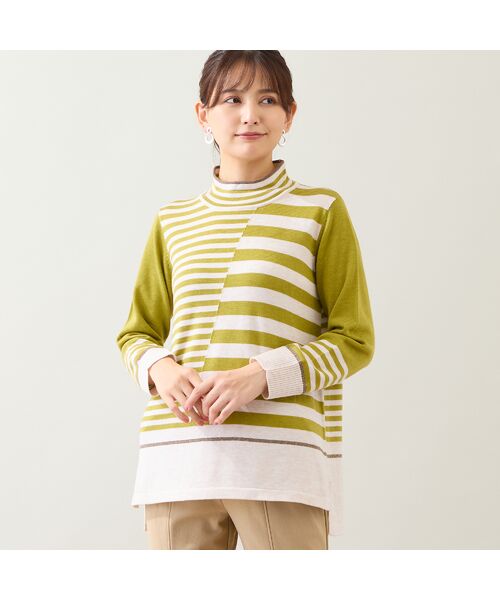 LOBJIE / ロブジェ ニット・セーター | カラーボーダーセーター | 詳細6