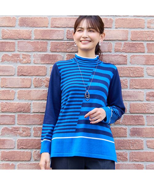 LOBJIE / ロブジェ ニット・セーター | カラーボーダーセーター | 詳細9