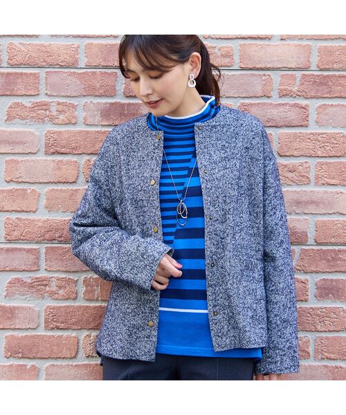 LOBJIE / ロブジェ ニット・セーター | カラーボーダーセーター | 詳細11