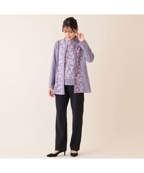 LOBJIE / ロブジェ カーディガン・ボレロ | 【洗える・アンサンブル可】フラワーオパールカーディガン | 詳細10