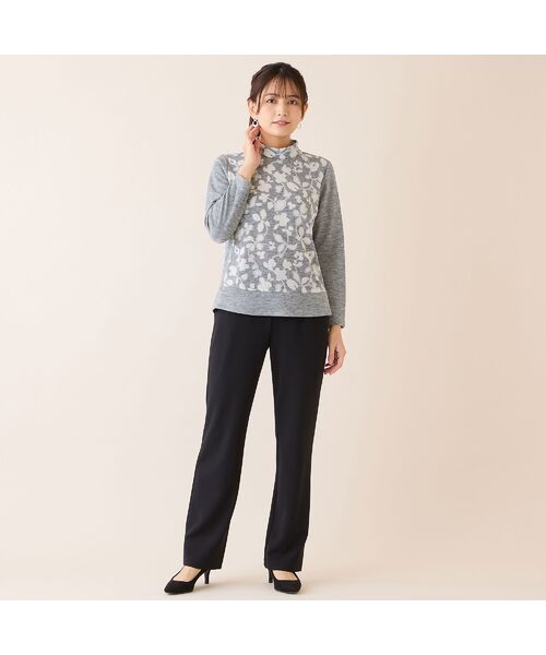 LOBJIE / ロブジェ カットソー | 【洗える・日本製・アンサンブル可】フラワーオパールカットソー | 詳細3