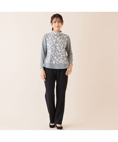 LOBJIE / ロブジェ カットソー | 【洗える・日本製・アンサンブル可】フラワーオパールカットソー | 詳細4