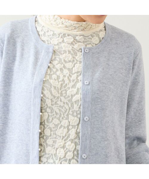 LOBJIE / ロブジェ カーディガン・ボレロ | パールモチーフつきニットカーディガン | 詳細2