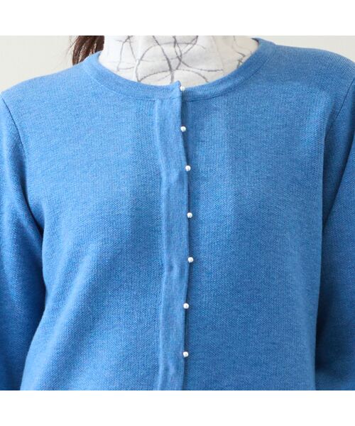 LOBJIE / ロブジェ カーディガン・ボレロ | パールモチーフつきニットカーディガン | 詳細8