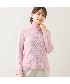 LOBJIE / ロブジェ ニット・セーター | 【日本製】ふくれジャカードセーター